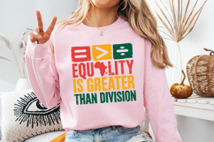 Equality is Greater than Division SVG | Svg Cut File Product Image 2