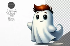 Halloween clipart, Ghost clipart, Autumn clipart Product Image 1