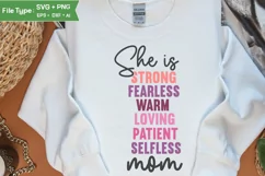 Mothers day SVG | Mom Word Art | Words of kindness for mom Product Image 2
