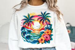 Beach Summer svg Design | Svg Cut Files | Shirt Svg Product Image 1