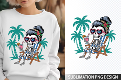 Funny Skeleton Messy Sublimation Design - Funny Skeleton PNG Product Image 1