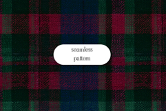 Christmas Tartan Plaid Seamless Pattern Digital Paper Product Image 1