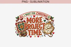 Christmas crochet png design for T-shirts Product Image 2