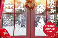 Christmas ornaments. Christmas decoration PNG EPS Product Image 2