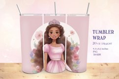 Princess Tumbler Wrap Sublimation Product Image 1