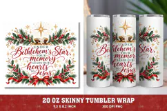 Emmanuel Christmas Tumbler Wrap, Christian Christmas 20oz Tu Product Image 1