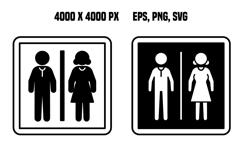 Toilet Signs Product Image 1