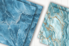 Aqua Marble Texture Digital Paper Product Image 2