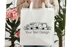 Flower Monogram Svg, Flower Svg Product Image 4