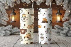 Winter Tumbler mockup Product Image 3