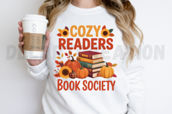Cozy Readers Book Society PNG Design Product Image 2