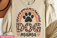 DOG mama PNG, Dog Mom Sublimation PNG Product Image 1