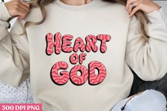 HEART of GOD PNG, God Is Love Clipart PNG Product Image 1