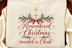 4 Christian Christmas Quote PNG Designs, 4 Christmas Faith Q Product Image 2