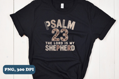 Psalm 23 PNG, The Lord Is My Shepherd PNG sublimation design Product Image 2
