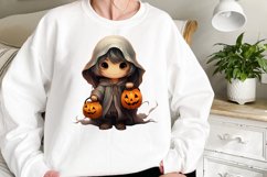 Watercolor Cute Ghosts Clipart Product Image 2