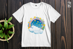 Cute Cloud clipart sublimation png Product Image 2