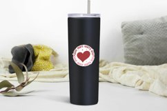 Love more worry loss Sticker Product Image 2
