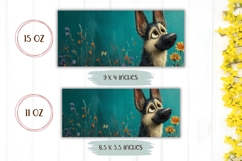 German Shepherd Mug Design, Animals Mug Sublimation Product Image 2