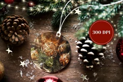 Christmas Balls Ornament, Christmas Balls PNG, Christmas PNG Product Image 2