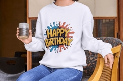 Birthday Splash Vibrant Celebration Text PNG Pack Product Image 2