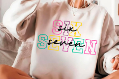 67 Meme 67 SVG Cute 67 Png 6-7 Meme Desi Product Image 3