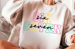 67 Meme 67 SVG Cute 67 Png 6-7 Meme Desi Product Image 3