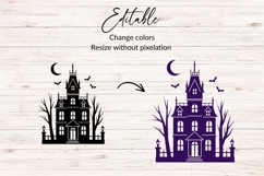 Haunted House SVG, Halloween House SVG Product Image 2