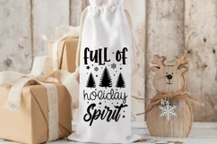 Full of holiday spirit SVG, Christmas SVG Product Image 2
