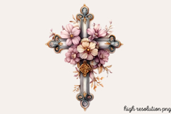 Steampunk Easter Sublimation Clipart PNG Product Image 1