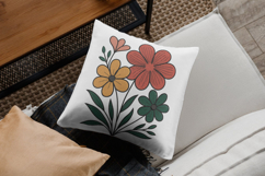 Rustic Floral Bunch Embroidery Design Product Image 2