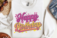Happy Birthday Sublimation PNG Product Image 2