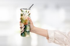 Spring floral tumbler wrap sublimation Product Image 2