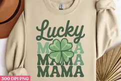 Lucky Mama PNG, St Patricks Day Sublimation PNG Product Image 2