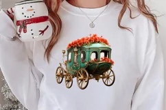 Christmas Castle Clipart Sublimation, Christmas PNG Product Image 2