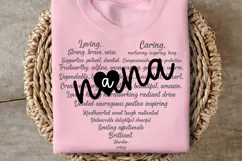 Nana Heart Shape SVG, Mother's Day Heart, Mother's Day SVG Product Image 2