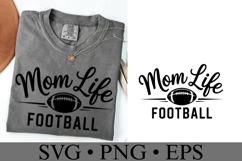 Mom Life Football Svg | Sport Svg | Shirt Svg Product Image 2