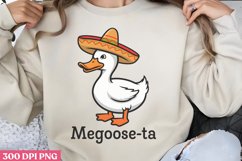 MEGOOSE-TA PNG, Funny Goose Sublimation PNG Product Image 1