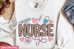 Nurse PNG, Valentine Nurse Sublimation PNG Product Image 3