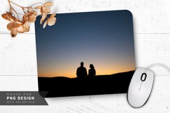 Couple Under Stars Mouse Pad PNG Design Product Image 1