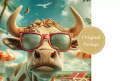 Funny Cow Tumbler Sublimation, 3D Cow Sublimation Tumbler Product Image 2