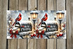 Christmas Cardinal | 4 Xmas Sublimation Mug designs Product Image 2