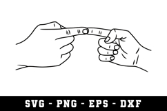 Hand Shake SVG | SVG Cut files | Cricut Product Image 1