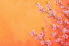 Pink Flowers Background PNG, Sakura Background Designs Product Image 2