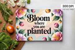 Inspirational Quotes Cutting Board PNG Sublimation Bundle Product Image 2