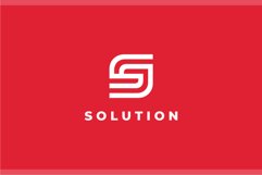 Letter S round logo design vector template Product Image 2