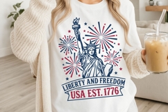 Liberty And Freedom USA 1776 Svg, independence Day Svg. Product Image 3