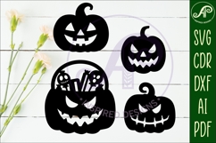 Halloween Silhouette shapes Jack o lantern Product Image 2