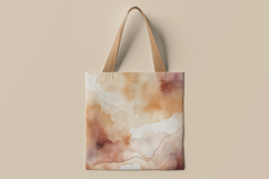 Boho Beige Watercolor Digital Paper Product Image 3