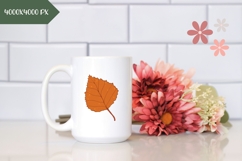 Golden Fall Leaves Illustration, Fall PNG, Fall Print Product Image 2